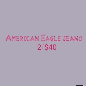 American Eagle Outfitters Women's Jeans - Stylish Blue